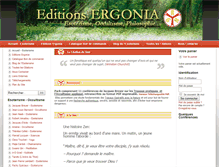 Tablet Screenshot of ergonia.fr